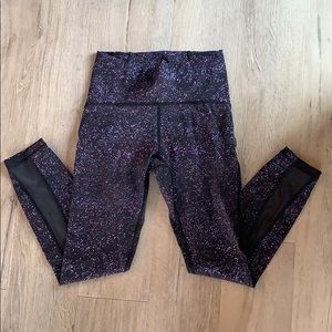 Lululemon galaxy print ankle length leggings